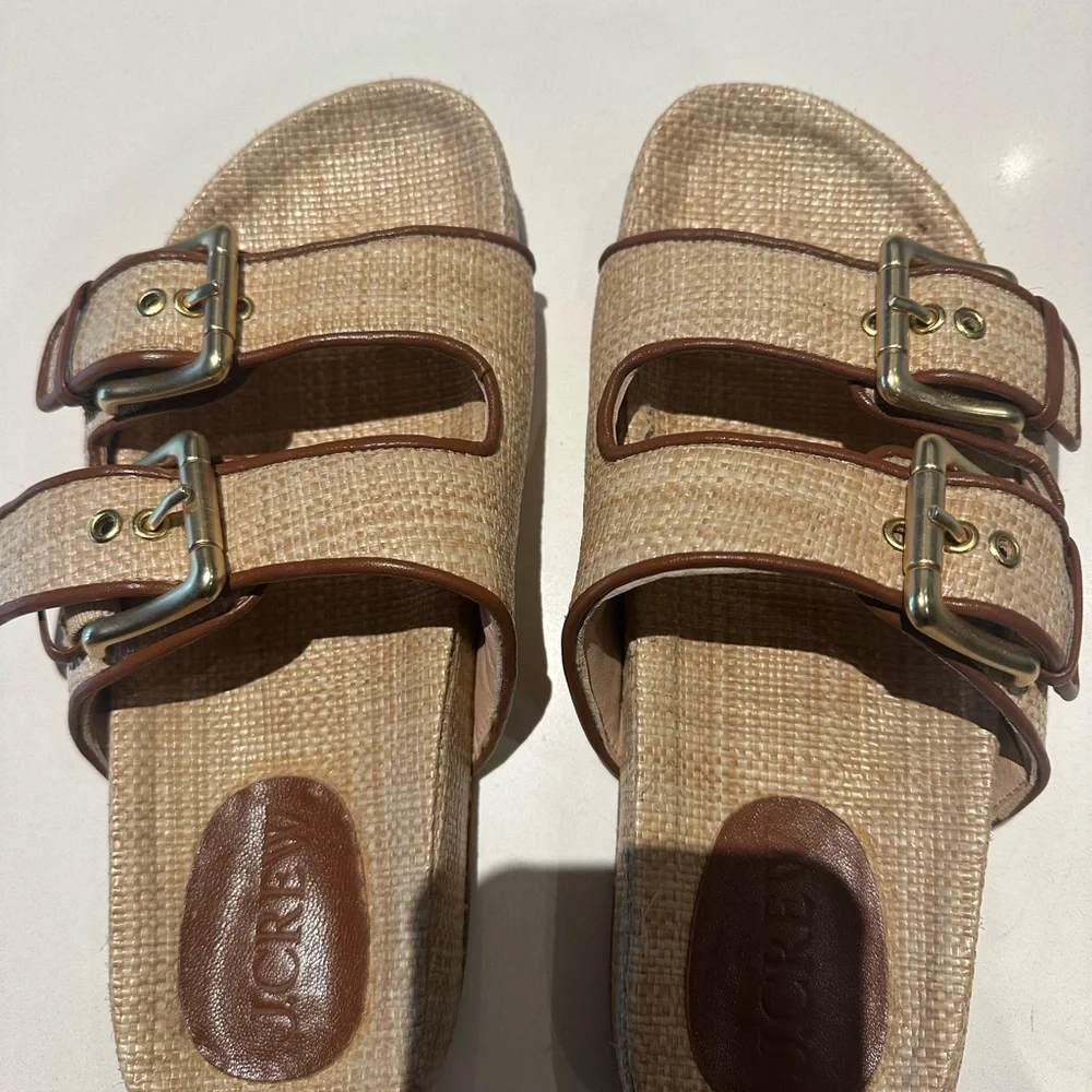 J. Crew crew raffia